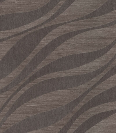 Grey vinyl non-woven wallpaper with graphical pattern