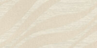 Beige vinyl non-woven wallpaper with graphical pattern