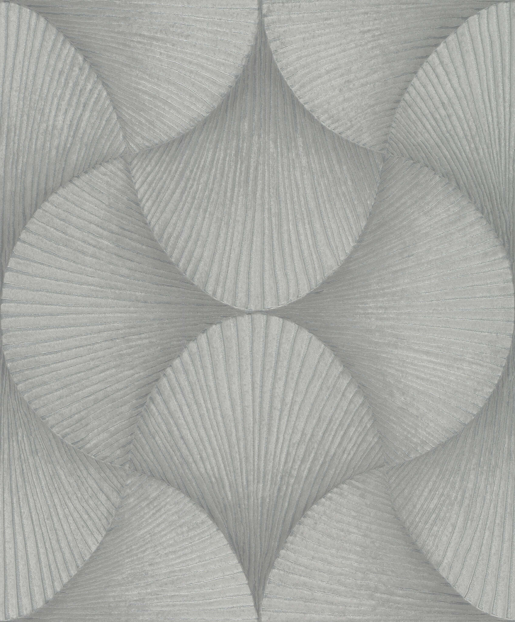 10-608212_1 Grey vinyl non-woven wallpaper with graphical pattern