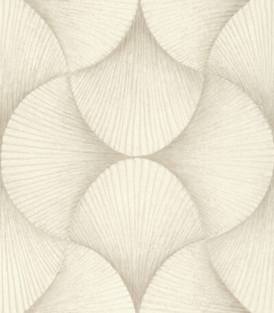 White non-woven vinyl wallpaper with graphical pattern