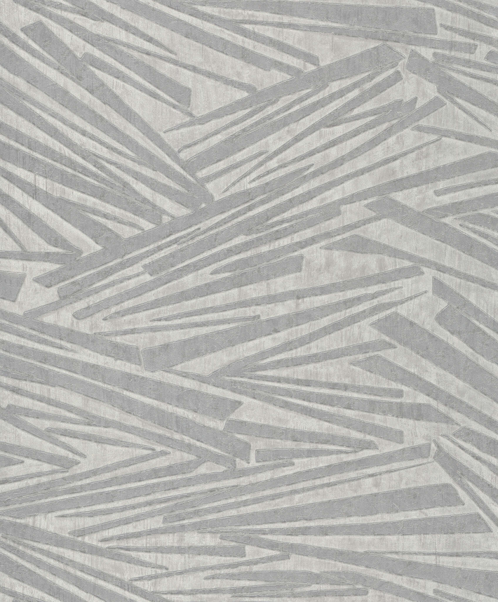 10-608342_1 Silver vinyl non-woven wallpaper with graphical pattern