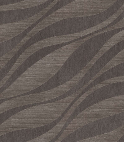 Grey non-woven vinyl wallpaper with graphical pattern
