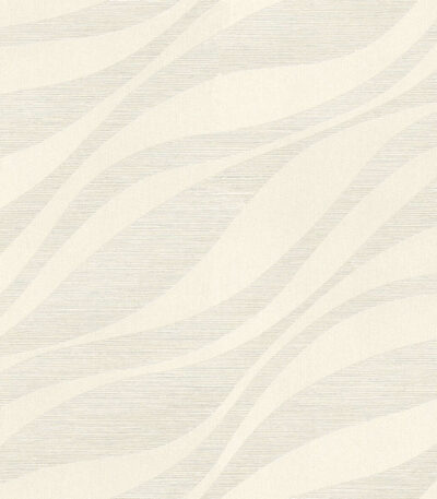 White vinyl non-woven wallpaper with graphical pattern