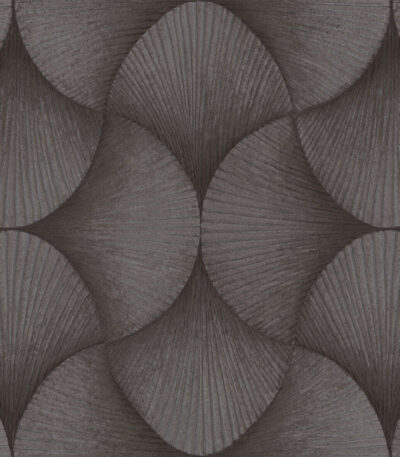 Grey graphical vinyl wallpaper on non-woven backing
