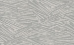 Silver non-woven vinyl wallpaper with graphical pattern