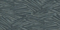 Blue vinyl non-woven wallpaper with graphical pattern