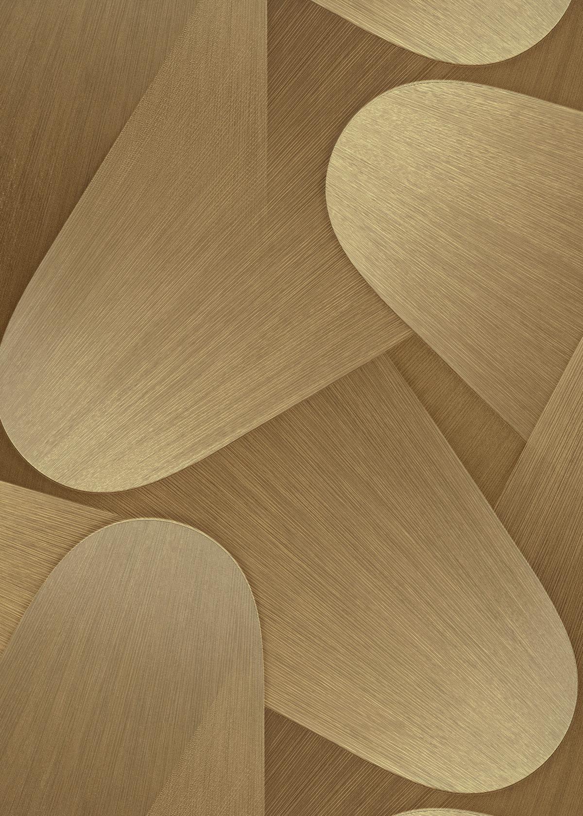 10423-30_1 Gold vinyl wallpaper with non-woven backing