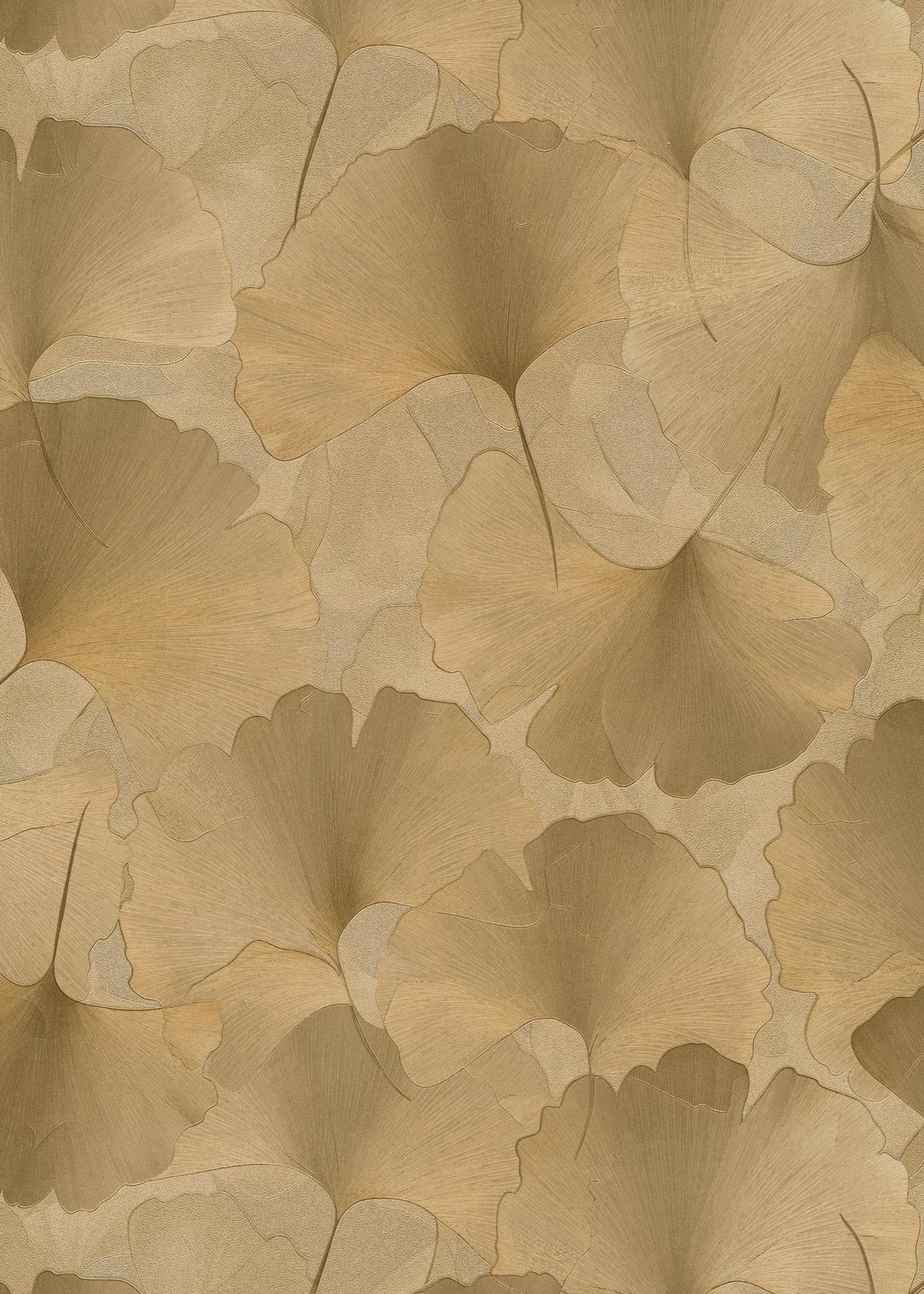 10470-30_1 Gold vinyl wallpaper on non-woven backing with pattern