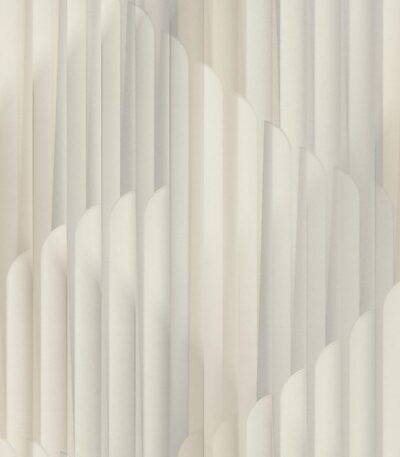 Cream vinyl wallpaper on non-woven backing with pattern