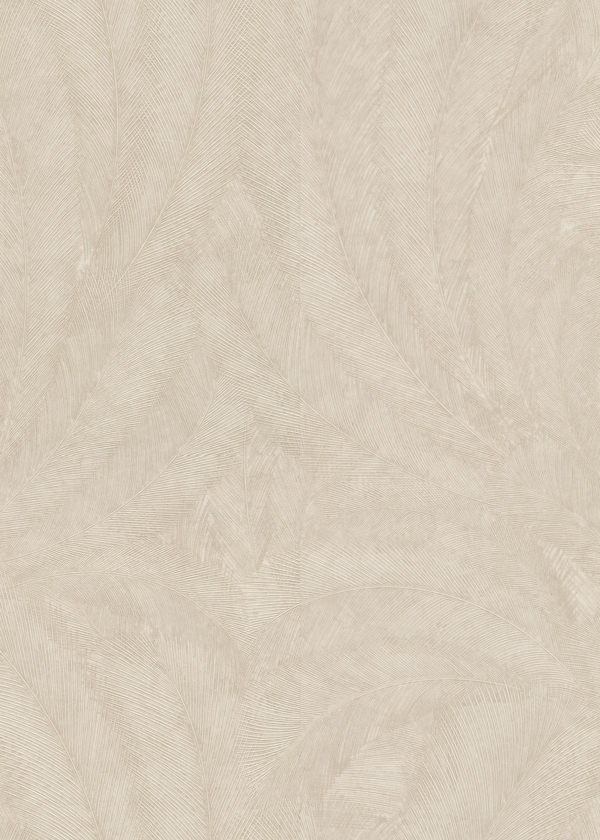 10476-02_1 Beige vinyl wallpaper on non-woven backing with pattern