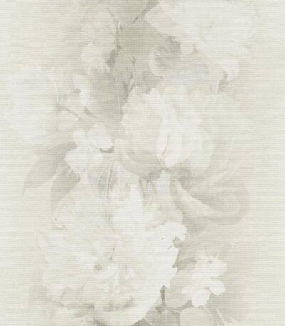 Cream vinyl non-woven wallpaper with subtle texture