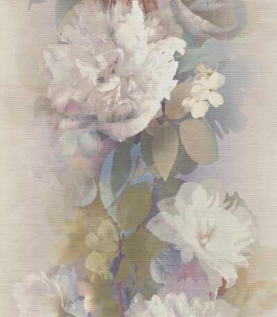 Pink non-woven vinyl wallpaper with subtle texture