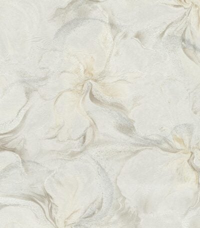 Cream vinyl wallpaper on non-woven backing with pattern