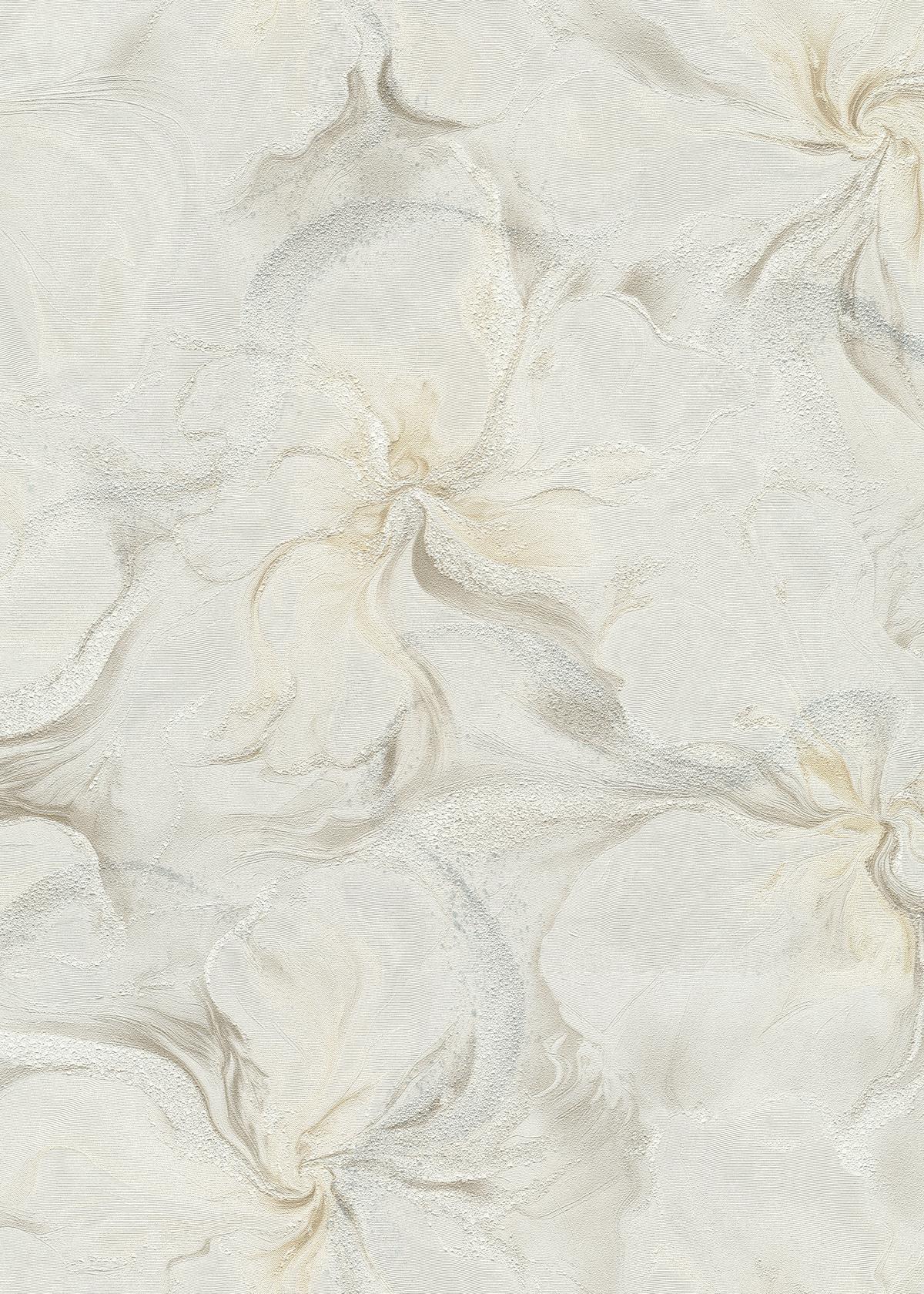10514-38_1 Cream vinyl wallpaper on non-woven backing with pattern