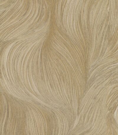 Gold vinyl wallpaper on non-woven backing