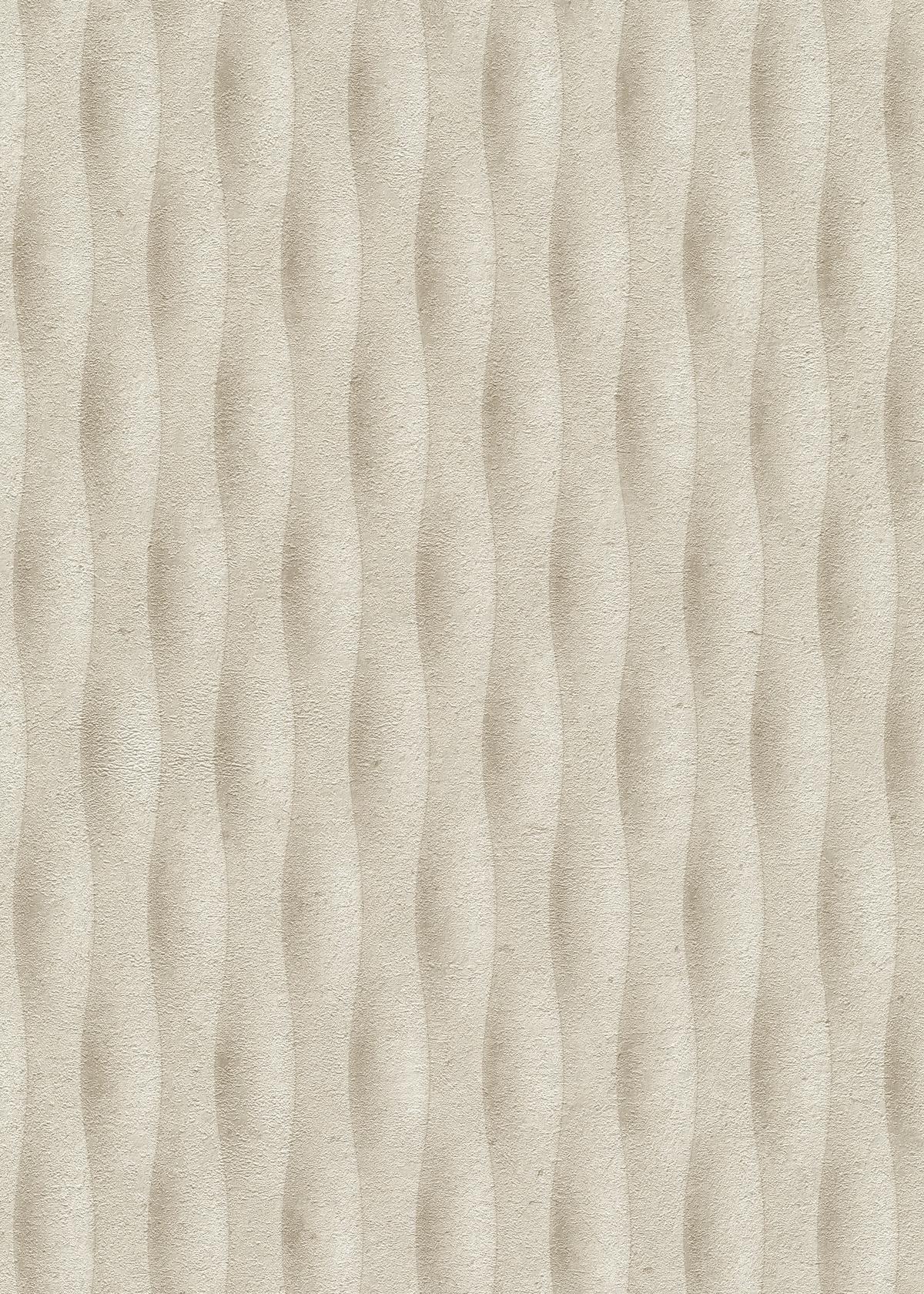 10523-02_1 Beige vinyl wallpaper with non-woven backing and pattern