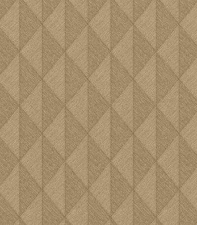 Gold non-woven vinyl wallpaper with pattern motifs