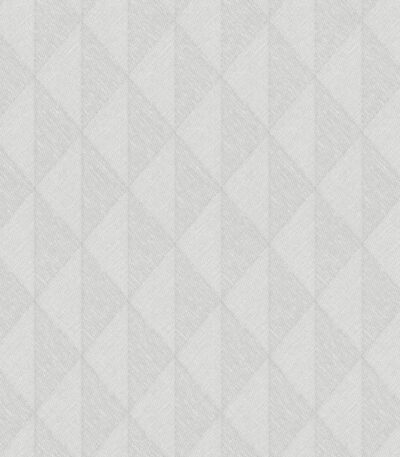 Gray vinyl non-woven wallpaper with pattern motifs