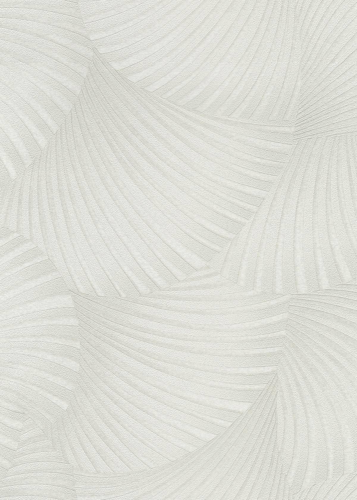 10525-38_1 Cream vinyl non-woven wallpaper with pattern motifs