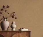Non-woven brown vinyl wallpaper for living room