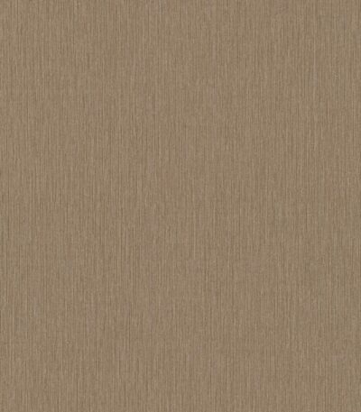 Brown vinyl non-woven wallpaper with free match