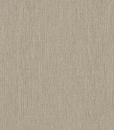 Taupe vinyl non-woven wallpaper with subtle texture
