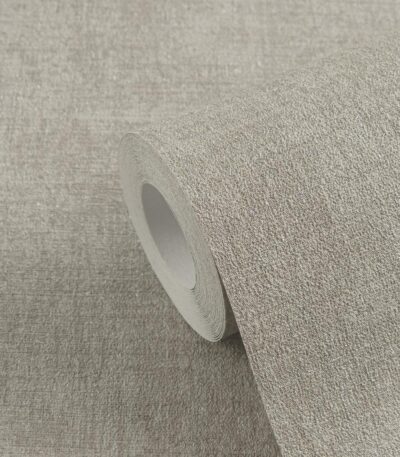 Brown non-woven vinyl wallpaper with free match design