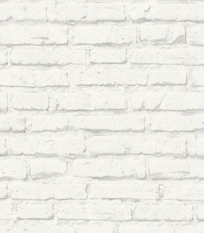 Gray non-woven vinyl wallpaper with subtle pattern