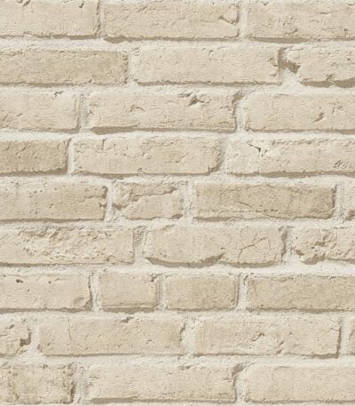 Beige non-woven vinyl wallpaper with subtle pattern