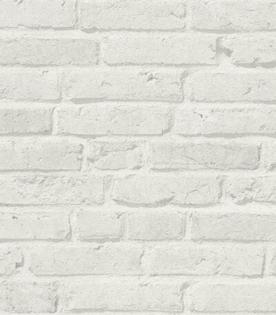 Gray non-woven vinyl wallpaper with modern pattern