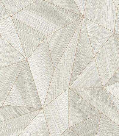 Gray non-woven vinyl wallpaper with subtle pattern