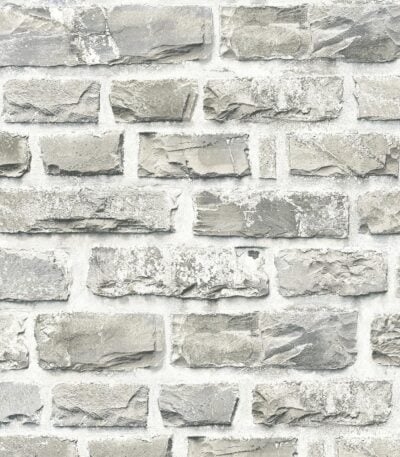 Beige non-woven vinyl wallpaper with subtle pattern