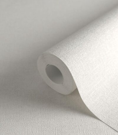 Creme non-woven vinyl wallpaper with soft texture