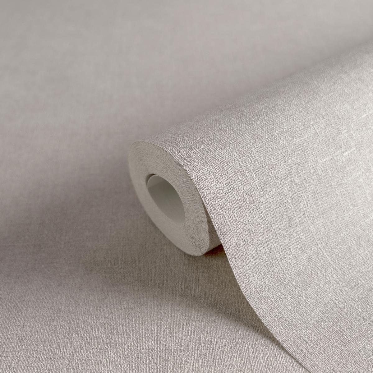 367214_1 Grey non-woven wallpaper with vinyl surface
