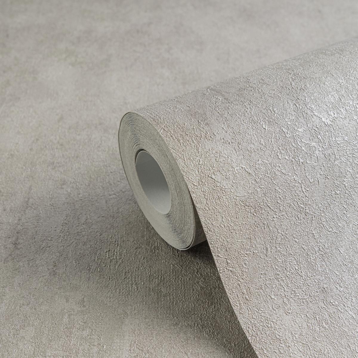 369243_1 Grey non-woven vinyl wallpaper with modern pattern