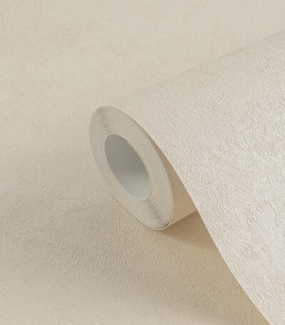 Beige non-woven vinyl wallpaper with urban design