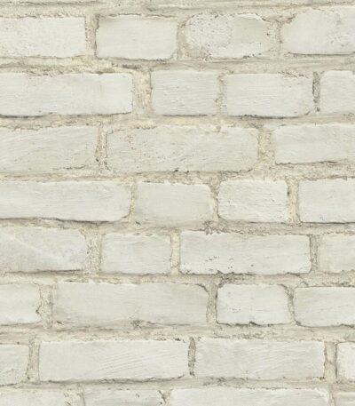 Gray non-woven vinyl wallpaper with modern pattern