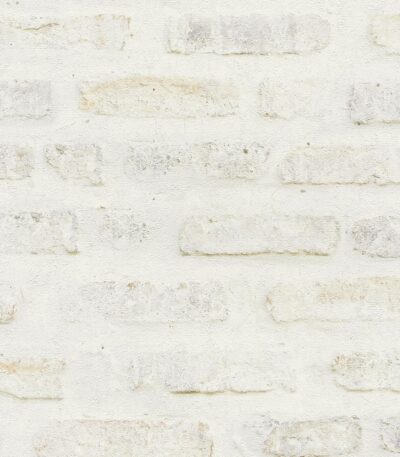 White non-woven vinyl wallpaper with subtle pattern