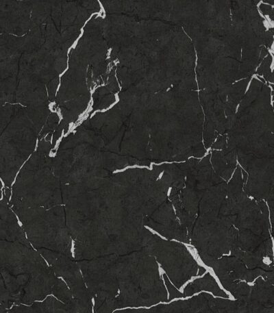 Black non-woven vinyl wallpaper with modern texture