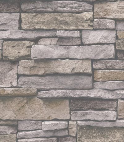 Beige non-woven vinyl wallpaper with subtle pattern