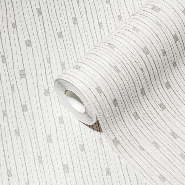 cream non-woven vinyl wallpaper with subtle texture