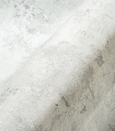 Gray non-woven vinyl wallpaper with subtle texture