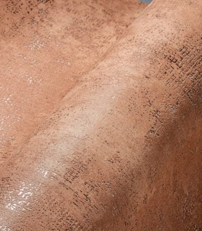 Brown non-woven vinyl wallpaper with warm tones