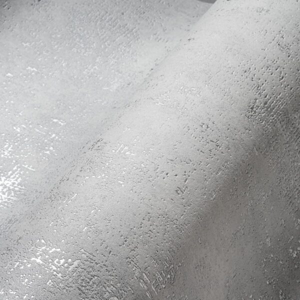 Gray non-woven vinyl wallpaper with modern design