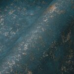 Blue non-woven vinyl wallpaper with modern design