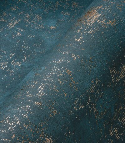 Blue non-woven vinyl wallpaper with modern design