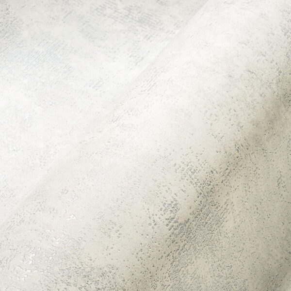 White non-woven vinyl wallpaper with subtle texture