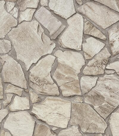 Brown non-woven vinyl wallpaper with textured pattern