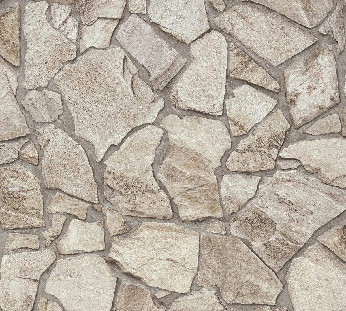 389343_1 Brown non-woven vinyl wallpaper with textured pattern