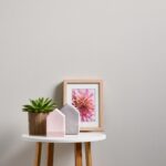 White non-woven vinyl wallpaper for interiors